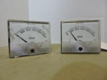 Pair of Westinghouse RPM Meters / 1-2500 / GC-352 / Recifier Type