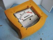 Weston Instruments Inc. Voltage meter/ 2 peices - OHMITE Reostat 2.07 Amp M# 0533 - Taian push butto