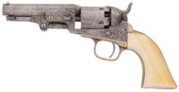 Factory Engraved Colt Model 1849 Pocket Percussion Revolver