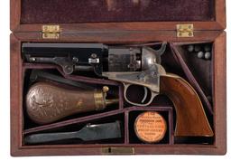 Cased Colt Model 1849 Pocket Percussion Revolver