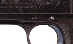 Serial Number 49 Colt Model 1900 "Sight Safety" Pistol