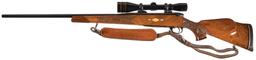 Engraved Weatherby Mark V Crown Grade Rifle with Scope
