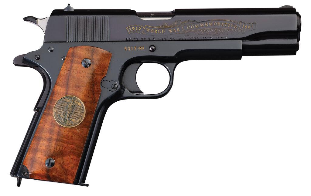 Matched Set of Colt World War I Commemorative 1911 Pistols