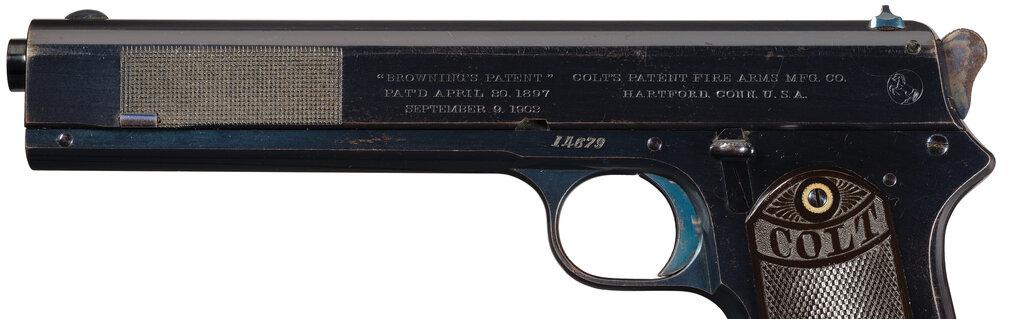 Early Production Colt Model 1902 Military Pistol
