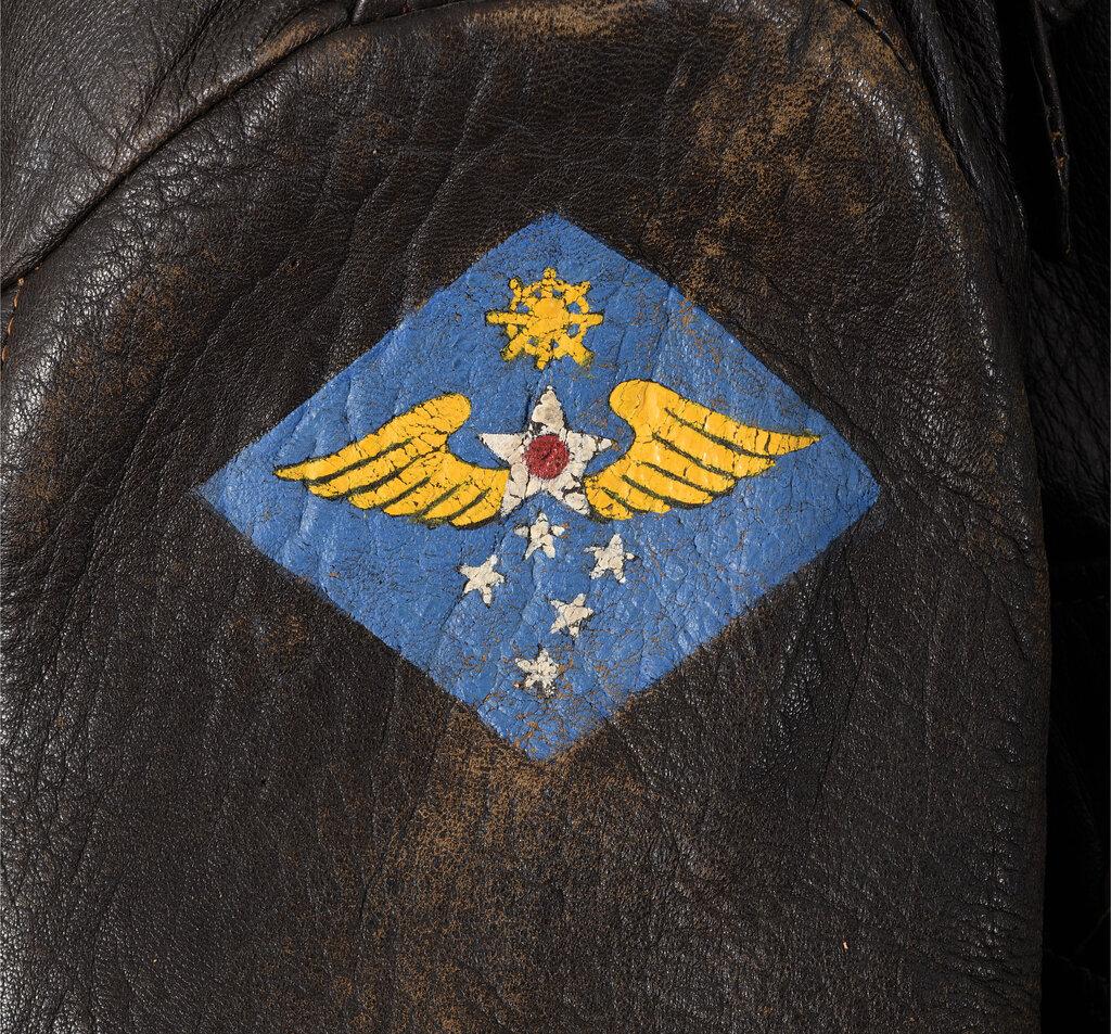 WWII USAAF 8th Air Force Veteranâ€™s Painted Leather Jacket