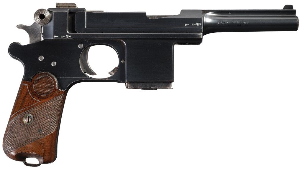 Pieper-Bergmann Model 1908 Semi-Automatic Pistol
