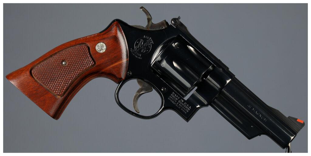 Smith & Wesson Model 57 Double Action Revolver with Case