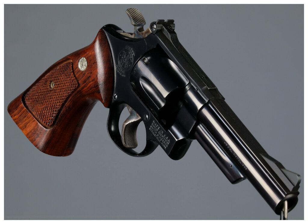 Smith & Wesson Model 25-2 Revolver with Extra Cylinder and Box