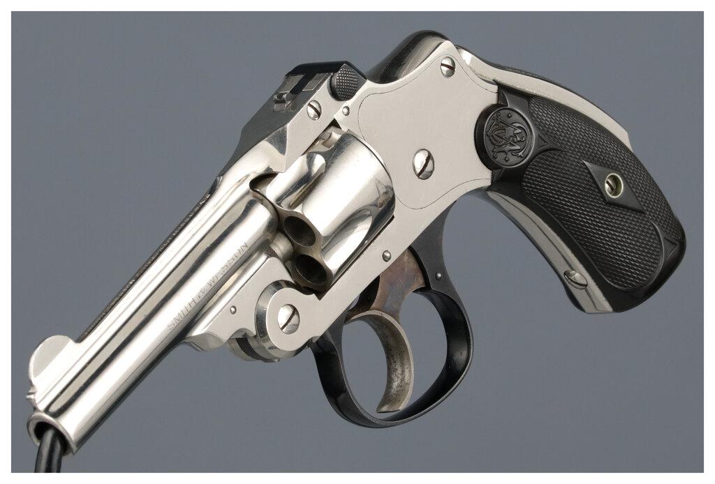 Smith & Wesson Third Model .32 Safety Hammerless Revolver
