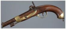 French Chatellerault Model 1822 Percussion Pistol