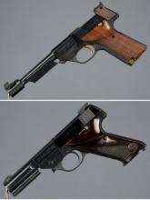 Two High Standard Olympic Semi-Automatic Rimfire Pistols
