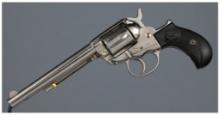 Antique Colt Model 1877 Thunderer Revolver with 101 Ranch Rig