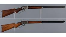 Two Marlin Model 39 Lever Action Rifles