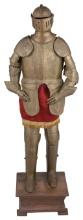 Victorian Era Miniature Etched Suit of 16th Century Style Armor