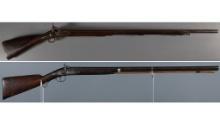 Two Smoothbore Percussion Long Guns