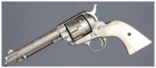 Engraved Colt 1st Generation Single Action Army with Pearl Grips
