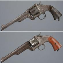 Two Merwin, Hulbert & Co. Large Frame Single Action Revolvers
