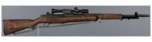 U.S. Springfield M1D Semi-Automatic Sniper Rifle with M84 Scope