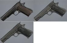 Three Star Semi-Automatic Pistols