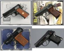 Two European Semi-Automatic Pistols and Two Blank Firing Pistols