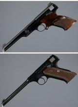 Two Colt Woodsman Semi-Automatic Pistols