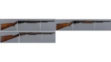 Three Winchester Slide Action Rimfire Rifles