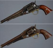 Two U.S. Contract Remington New Model Army Revolvers