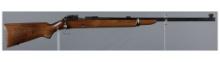 Winchester Model 52A Bolt Action Rifle