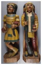 Two "Cigar Store Indian" Advertisements