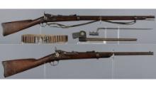 Two U.S. Springfield Trapdoor Military Long Arms