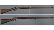 Two Antique Single Shot Military Rifles