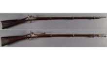 Two Antique Percussion Rifle-Muskets