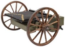 1/2 Scale Model of a Civil War Era Billinghurst-Requa Volley Gun