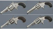 Four Antique Remington Revolvers