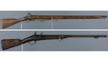 Two Tack Decorated Antique Muskets