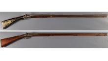 Two American Percussion Rifles