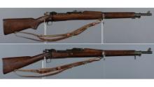 Two U.S. Springfield 1903 Bolt Action Rifles