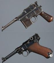 Two German Mauser Semi-Automatic Pistols
