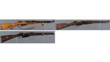 Three European Military Pattern Bolt Action Carbines