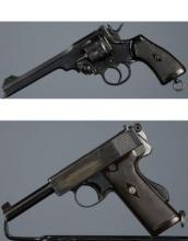 Two British Military Handguns