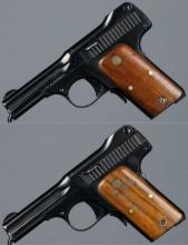 Two Smith & Wesson .35 Auto Model 1913 Semi-Automatic Pistols