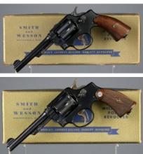 Two Smith & Wesson Model K-200 Double Action Revolvers