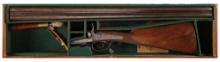 Charles Lancaster 10 Ga. Double Barrel Hammer Shotgun with Case