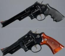 Two Smith & Wesson Model 29 Double Action Revolvers