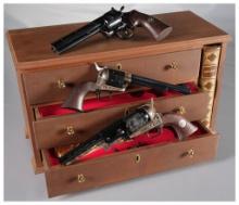 Cased Colt Bicentennial Three Revolver Set with Armsmear Book