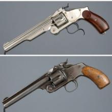 Two Antique Smith & Wesson Single Action Revolvers
