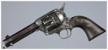 Antique Colt Single Action Army Revolver with Holster Rig