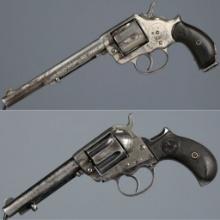 Two Antique Colt Double Action Revolvers