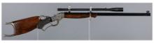 Engraved Stevens Ideal "Walnut Hill" No. 49 Rifle with Scope