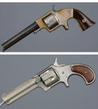 Two Antique American Revolvers